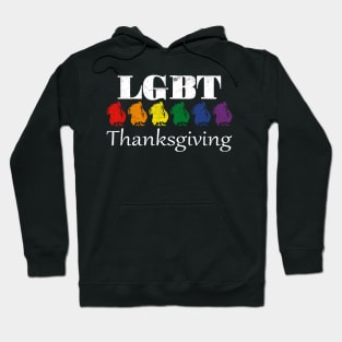 Pride Turkey Feast LGBT Thanksgiving Friendsgiving Hoodie